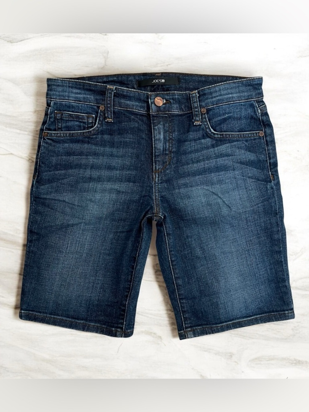 Joes Jeans Denim Shorts Bermuda Canna Blue Women’s Size 26 Classic Modest Casual